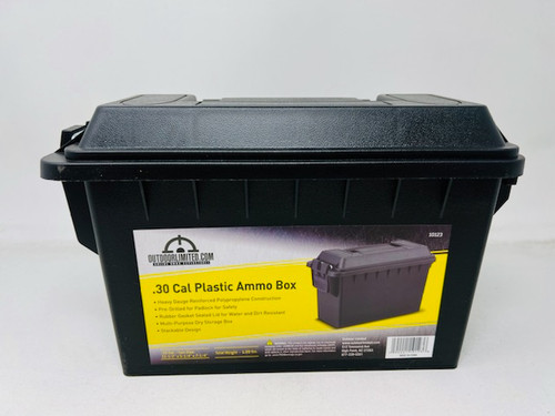 Outdoor Limited 30 Cal Plastic Ammo Can FOT10123 Black