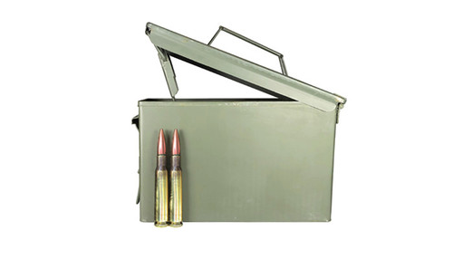 American Marksman 50 BMG Ammunition AM50CALM33CAN 660 Grain M33 Full Metal Jacket Ammo Can of 150 Rounds American Marksman 50 BMG Ammunition AM50CALM33CAN 660 Grain M33 Full Metal Jacket Ammo Can of 150 Rounds