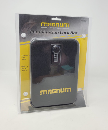 Magnum Sporting Goods Pistol Safe With Combination Lock FOT10205 Black