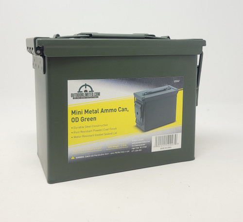 Outdoor Limited Mini Metal Ammo Can FOT10007 OD Green