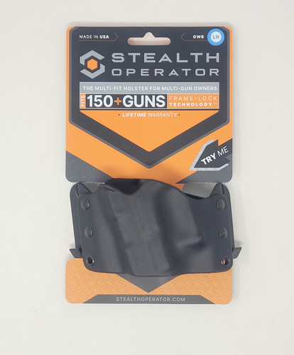 Stealth Operator Compact Holster With Speed Clips SH60180 Left Hand OWB Black