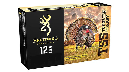 Browning 12 Gauge Ammunition TSS Tungsten Turkey B193921240 3-1/2" #7&9 Shot 2-1/4oz 1200fps 5 Rounds