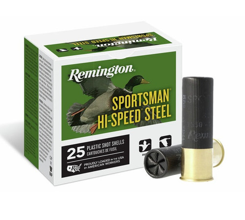 Remington 12 Gauge Ammunition Sportsman Hi-Speed Steel SSTHV12352 3-1/2" #2 Shot 1-3/8oz 1550fps 25 Rounds
