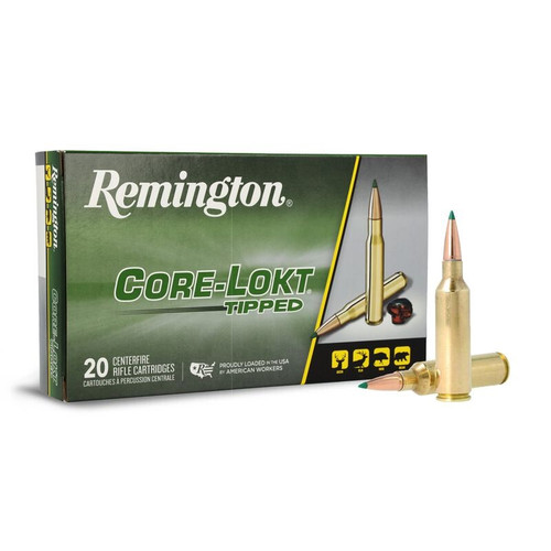 Remington 300 WSM Ammunition Core-Lokt Tipped RT300WSM1 150 Grain Ballistic Tip 20 Rounds