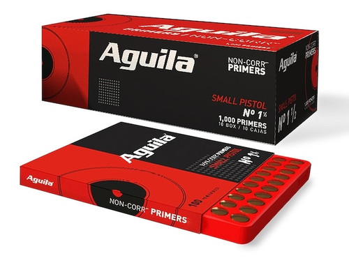 Aguila Small Pistol Primers #1-1/2 2H151001 1000 Count