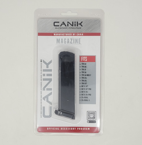 Canik 9mm Factory Replacement Magazine Fits 14 FS Canik 9mm Handguns MA2240 18 Rounder Black