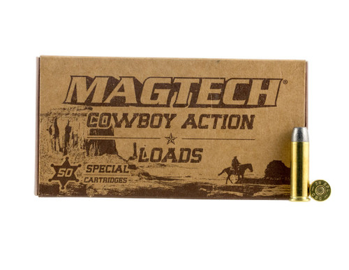 Magtech 38 Special Ammunition Cowboy Action Load MT38L 158 Grain Lead Flat Nose 50 Rounds