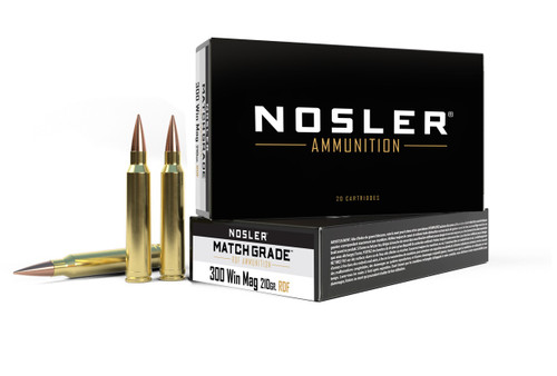 Nosler 300 Win Mag Ammunition RDF NOS60158 210 Grain Hollow Point Boat Tail 20 Rounds