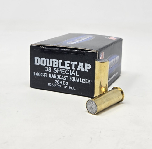 DoubleTap 38 Special Equalizer 38SP140EQ 140 Grain  Hardcast Wadcutter 20 Rounds