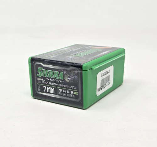 Sierra 7mm (.284 Dia) Reloading Bullets Game Changer SRAA4565T 165 Grain Tipped Gameking 50 Pieces