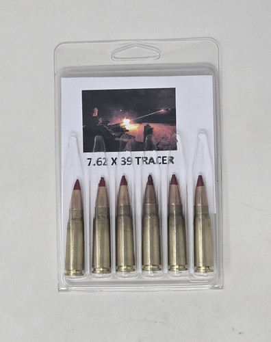 Paraklese Technologies 7.62x39mm Ammunition PT762TRA6 147 Grain Red Tracer 6 Rounds