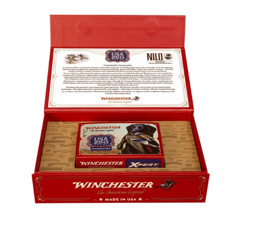 Winchester 12 Gauge Ammunition 250 Year USA Anniversary Collectors Box WEX12250 3" #2 Steel Shot 1-1/8oz 1550fps 10 Rounds