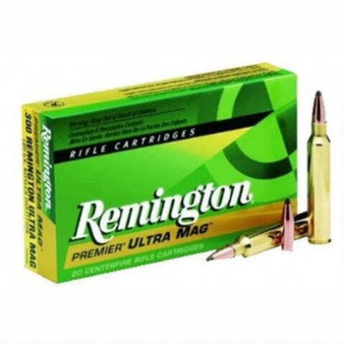 Remington 375 RUM Ammunition Swift A-Frame Pointed Soft Point 300 Grain Soft Point 20 rounds