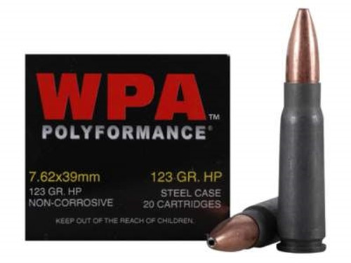 Wolf 7.62x39mm 123 gr HP 20 rounds