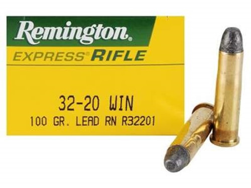 Remington 32-20 Win R32201 Express 100 gr Lead Flat Nose 50 rounds