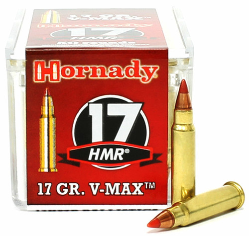 Hornady 17 HMR Ammunition H83170 17GR V-MAX Brick of 500 Rounds