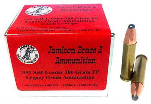 Jamison 351 Winchester Self-Loading 180 gr FP 20 rounds