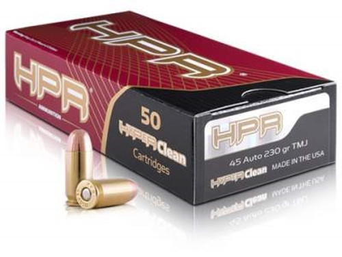 HPR 45 Auto Ammunition 230 Grain Total Metal Jacket 50 rounds