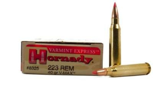 Hornady 223 Rem Varmint Express #8325 40 gr V-MAX 20 rounds