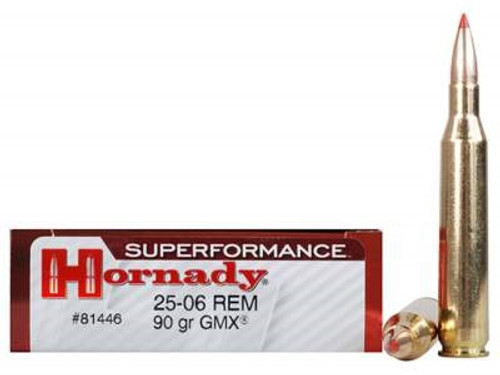 Hornady 25-06 Rem Superformance H81446 90 gr GMX 20 rounds