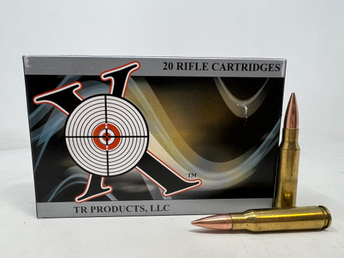 Ten Ring 308 Win Ammunition TR308FMJ15020 150 Grain Full Metal Jacket 20 Rounds