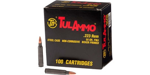 Tula 223 Remington Ammunition 62 Grain Full Metal Jacket CASE 1000 rounds