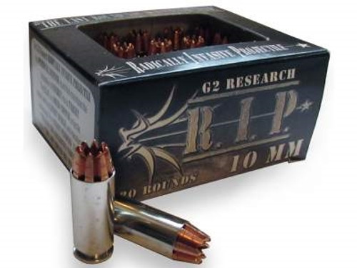 G2 Research RIP 10mm 115 Grain Copper Trocar Hollow Point 20 rounds