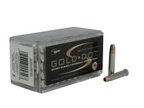 CCI 22 WMR Ammunition CCI0954CASE Speer Gold Dot Short Barrel Personal Protection HP 40gr Case 2000 Rounds