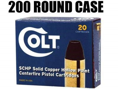 Colt 45acp 185gr SCHP AC45HPCS 200 rounds