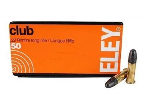 Eley 22LR Club ELEY2100 40 gr LRN BRICK 500 rounds