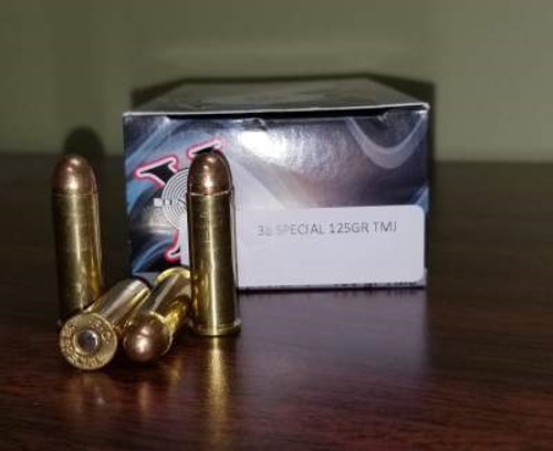 Ten Ring 38 Special Ammunition 125 Grain Full Metal Jacket 50 rounds