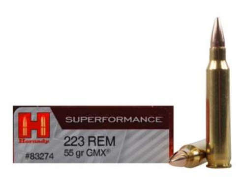 Hornady 223 Rem Superformance H83274 55 gr GMX 20 rounds