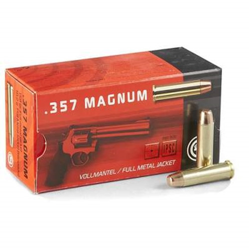 Geco 357 Magnum AMMUNITION GE272040050CASE 158 Grain Full Metal Jacket 1000 rounds