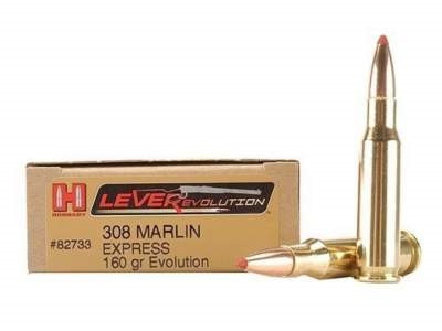 Hornady 308 Marlin Express Lever Evolution H82733 160 gr FTX 20