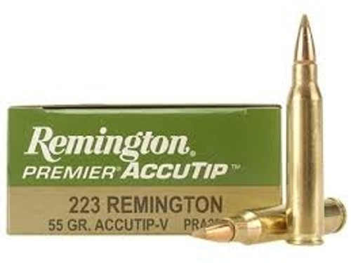 Remington 223 Premium PRA223RC 55gr Accutip-V 20 rounds