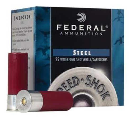 FEDERAL 12GA 3.5" 1-3/8OZ BBB SPEED-SHOK HIGH VELOCITY STEEL SHOTSHELLS WF133BBB 1550FPS 250 Rounds