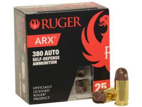 Ruger 380 Auto Ammunition 56 Grain ARX 25 rounds