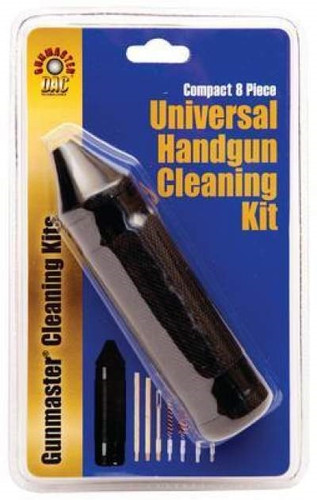 DAC Gunmaster HGC362201AL 8 piece Universal Compact HandGun Cleaning Kit (Black)
