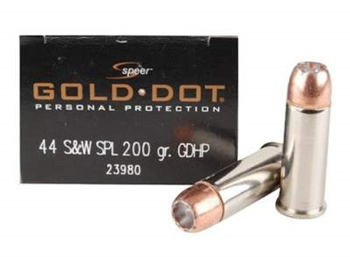 CCI Speer 44 Special Ammunition CCI23980 Gold Dot 200 Grain Jacketed Hollow Point 20 rounds