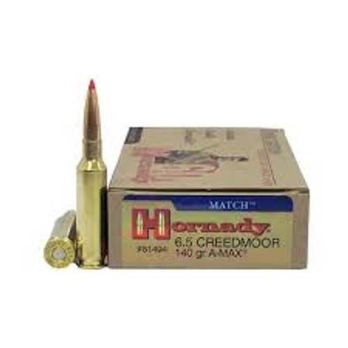 Hornady Match 6.5mm Creedmoor H81494 140gr A-Max BT 20 rounds