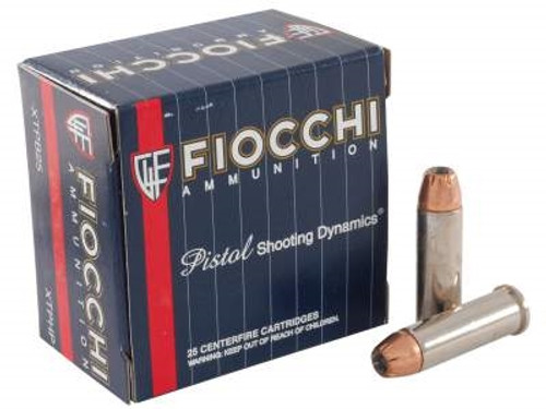 Fiocchi 357 Magnum Ammunition FI357XTP25 158 Grain XTP Jacketed Hollow Point 25 rounds