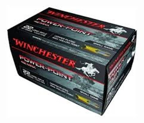 Winchester 22LR Ammunition PP22LRH42U Power-Point MAX 42 Grain Plated Hollow Point 50 rounds