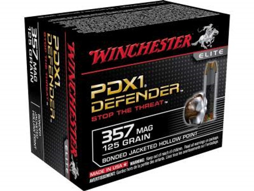 Winchester 357 Mag Supreme Elite PDX1 S357MPDB 125 gr Bonded JHP 20 rounds