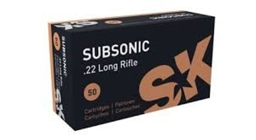 Lapua SK 22LR Subsonic 40 gr Lead Round Nose 50 rounds