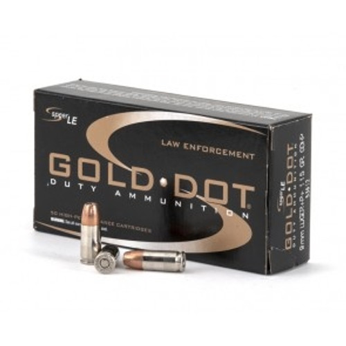 CCI 9mm +P+ Speer Gold Dot CCI53612 115 gr JHP 50 rounds