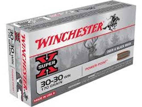 Winchester 30-30 Super-X X30303 170 gr Power-Point 20 rounds