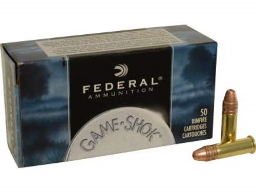 Federal 22LR Game-Shok F724 31 gr Hyper Velocity CPHP 1430 fps BRICK 500 rounds