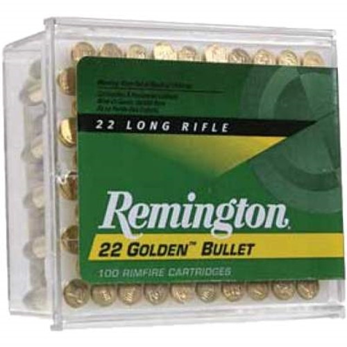 Remington 22LR Golden Bullet R21276 REM1500 40 gr Plated RN 100 rounds