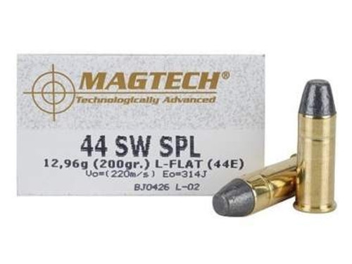 Magtech 44 Ammunition Special Cowboy Action MT44E 200 Grain Lead Nose 50 rounds