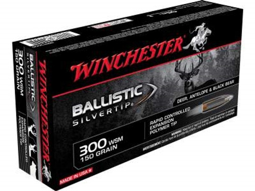 Winchester 300 WSM Supreme SBST300S 150 gr Ballistic Silvertip 20 rounds